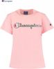 Champion ! Meisjes Shirt Korte Mouw Maat 152 Roze Katoen online kopen