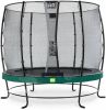 EXIT Toys Exit Elegant Trampoline Met Veiligheidsnet Economy Rond 251 Cm Groen online kopen