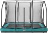 Salta Comfort Edition Ground Trampoline met Veiligheidsnet 305 x 214 cm Groen online kopen