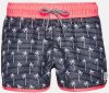 Protest strandshort Bobbie JR met all over print zwart/roze online kopen