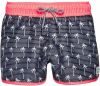 Protest strandshort Bobbie JR met all over print zwart/roze online kopen