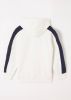 America Today Junior hoodie met contrastbies ecru online kopen