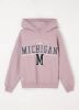 America Today Junior hoodie Sue met tekst roze online kopen