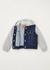 Levis Levi's&#xAE, Kids Boys Sweat Sleeve Hooded Denim Jacket online kopen