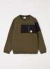 Retour Denim sweater Aldo olijfgroen/zwart online kopen