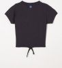 Retour Jeans Kitty T shirt met frontprint en strikdetail online kopen