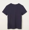 Tommy Hilfiger unisex T shirt van biologisch katoen donkerblauw online kopen
