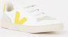 Veja Small-V-10-Velcro Sneaker Junior Wit/Geel online kopen