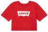 Levis ! Meisjes Shirt Korte Mouw Maat 176 Rood Katoen online kopen