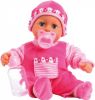 Bayer Babypop Met Accessoires First Words 38 Cm Donkerroze 3 delig online kopen