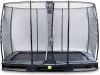 EXIT Trampoline Elegant inground(incl. economy veiligheidsnet) 214 x 366 cm Zwart online kopen