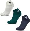 Adidas Originals Adicolor sokken set van 3 ecru/donkerblauw/donkergroen online kopen