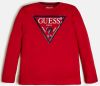Guess ! Jongens Shirt Lange Mouw -- Rood Katoen online kopen