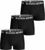 Bjorn Borg ! Jongens 3-pack Boxers Maat 128 Zwart Katoen/elasthan online kopen