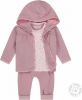 Dirkje newborn baby vest + longsleeve + broek set van 3 roze/lichtroze online kopen