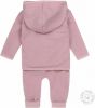 Dirkje newborn baby vest + longsleeve + broek set van 3 roze/lichtroze online kopen
