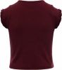 LOOXS ! Meisjes Shirt Korte Mouw -- Aubergine Katoen/polyester online kopen