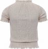 LOOXS ! Meisjes Shirt Korte Mouw -- Off White Polyester/elasthan online kopen