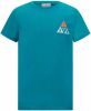 Retour Denim ! Jongens Shirt Korte Mouw -- Turquoise Katoen online kopen