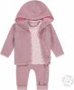 Dirkje newborn baby vest + longsleeve + broek set van 3 roze/lichtroze online kopen