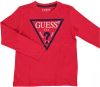 Guess ! Jongens Shirt Lange Mouw -- Rood Katoen online kopen