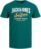 Jack & jones ! Jongens Shirt Korte Mouw -- Donkergroen Katoen online kopen