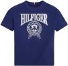 Tommy Hilfiger ! Jongens Shirt Korte Mouw -- Blauw Katoen/elasthan online kopen