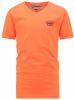 VINGINO ! Jongens Shirt Korte Mouw Maat 110 Oranje Katoen/elasthan online kopen