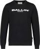 Ballin Amsterdam Junior by Purewhite sweater met logo zwart/wit online kopen