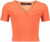 Frankie & Liberty ! Meisjes Shirt Korte Mouw Maat 152 Oranje Polyester/elasthan online kopen