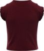 LOOXS ! Meisjes Shirt Korte Mouw -- Aubergine Katoen/polyester online kopen