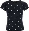 Looxs Revolution shirt rib jersey offwhite print voor meisjes in de kleur online kopen
