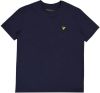 Lyle & Scott ! Jongens Shirt Korte Mouw Maat 164 Donkerblauw Katoen online kopen