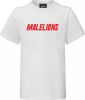 Malelions ! Unisex Shirt Korte Mouw Maat 140 Wit Katoen/elasthan online kopen