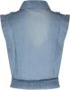 Nono Blauwe Gilet Donka Sleeveless Denim Button Up Vest online kopen