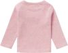 Noppies baby ribgebreide longsleeve Natal met biologisch katoen lichtroze online kopen