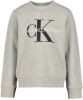 Calvin klein Jeans! Jongens Sweater Maat 164 Lichtgrijs Katoen online kopen