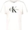 Calvin klein Jeans! Jongens Shirt Korte Mouw Maat 152 Wit Katoen online kopen