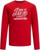 Jack & Jones jongens shirt 12212313/JJEJEANS rood online kopen