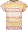 Like Flo Lichtroze T shirt Zigzag Ruffle Top online kopen