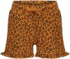 Moodstreet Bruine Shorts Short With Ruffle In Aop Leopard online kopen
