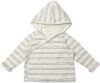 Moodstreet Petit baby gestreept vest Chris van biologisch katoen antraciet online kopen