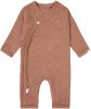 Noppies Babykleding Unisex Playsuit Long Sleeve Rib Nevis Roze online kopen