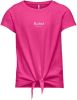 Only ! Meisjes Shirt Korte Mouw -- Roze Katoen online kopen