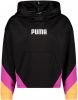 Puma sporthoodie zwart/roze/oranje online kopen