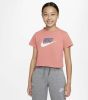 Nike Sportswear Kort T shirt voor meisjes White/Black/Black Kind online kopen