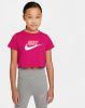 Nike Sportswear Kort T shirt voor meisjes White/Black/Black Kind online kopen