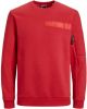 JACK & JONES JUNIOR sweater JCOTAPE met logo rood online kopen