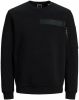 JACK & JONES JUNIOR sweater JCOTAPE met logo zwart online kopen