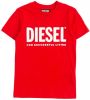 Diesel 00J4P6 00y19 short sleeve t shirts , Rood, Heren online kopen